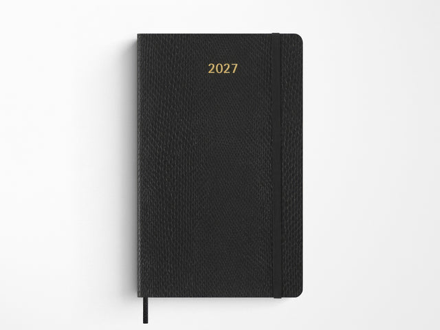 Moleskine 2027 Weekly Planner - Precious & Ethical Vegea - Black