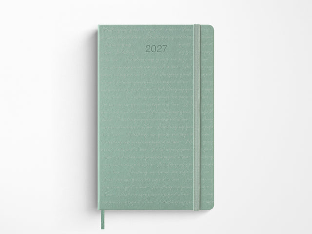 Moleskine 2027 Weekly Planner - Sage Green Hardcover