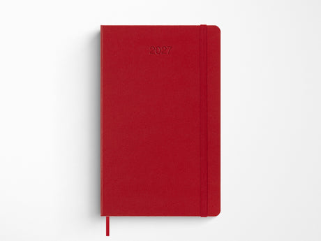 Moleskine 2027 Weekly Planner - Scarlet Red Hardcover
