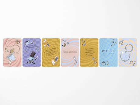 Moleskine Alice's Adventures in Wonderland Greeting Cards - Set of 7