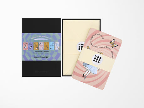 Moleskine Alice's Adventures in Wonderland Greeting Cards - Set of 7