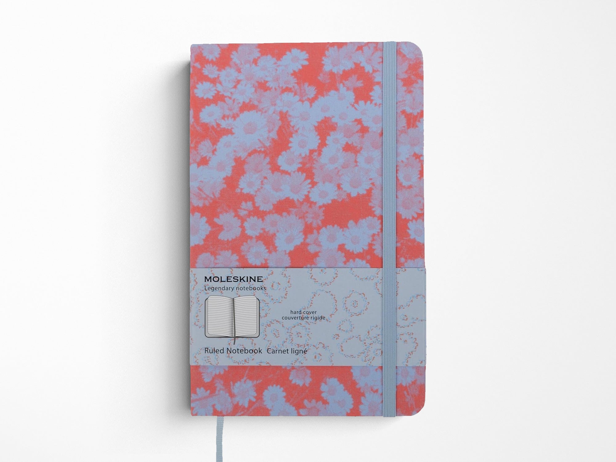 Moleskine Fluorescent Floral Limited Edition Notebook - Red Moleskine Fluorescent Floral Limited Edition Notebook - Red