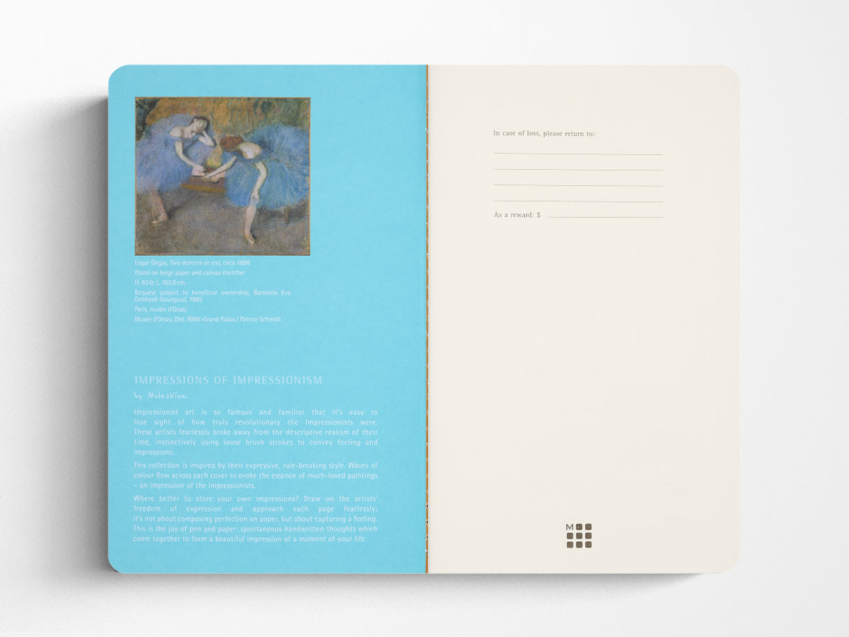 Moleskine Impressions of Impressionism Cahier Journals, Set of 2
