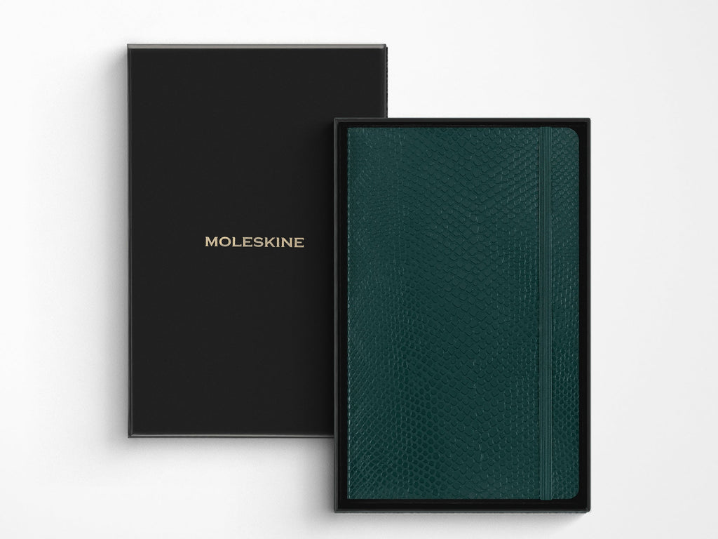 Moleskine Limited Edition Vegea Notebook, Green Boa
