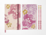 Moleskine Sakura Themed Box Notebook, Cahier Journal & 2 Blackwing Pencils