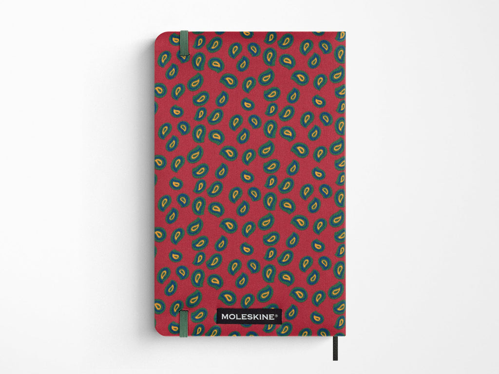Moleskine Silk Limited Edition Ruled Notebook, Bordeaux