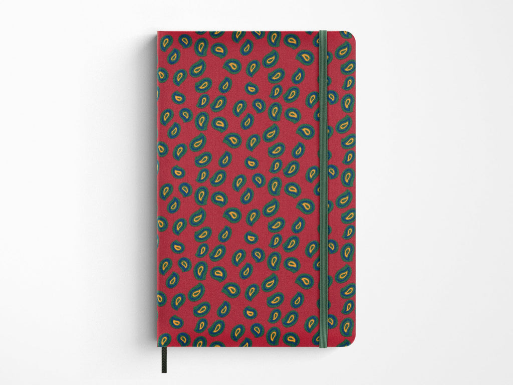 Moleskine Silk Limited Edition Ruled Notebook, Bordeaux