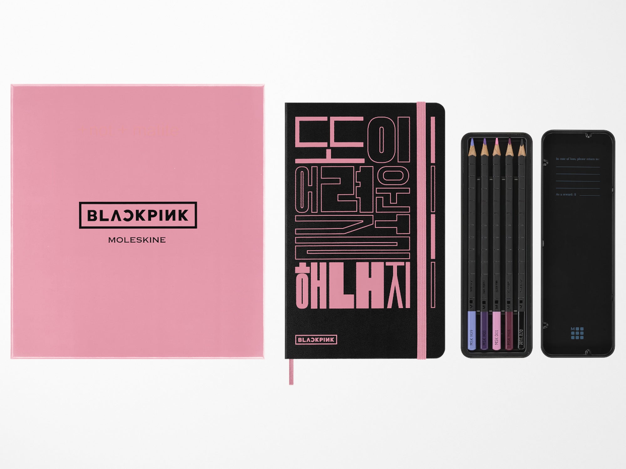 Moleskine x BLACKPINK Limited Edition Drawing Gift Set – Jenni