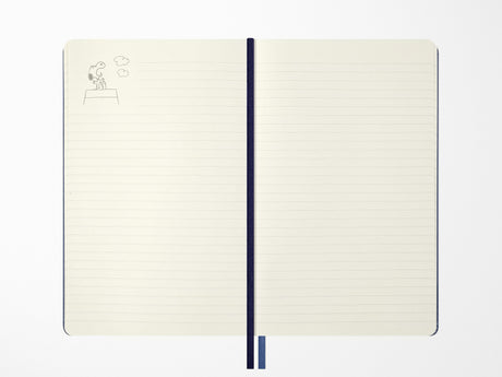 Moleskine x Peanuts Limited Edition Snoopy Large Blue Ruled Page Notebook