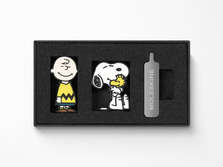 Moleskine x Peanuts Personalization Pins, Set of 2