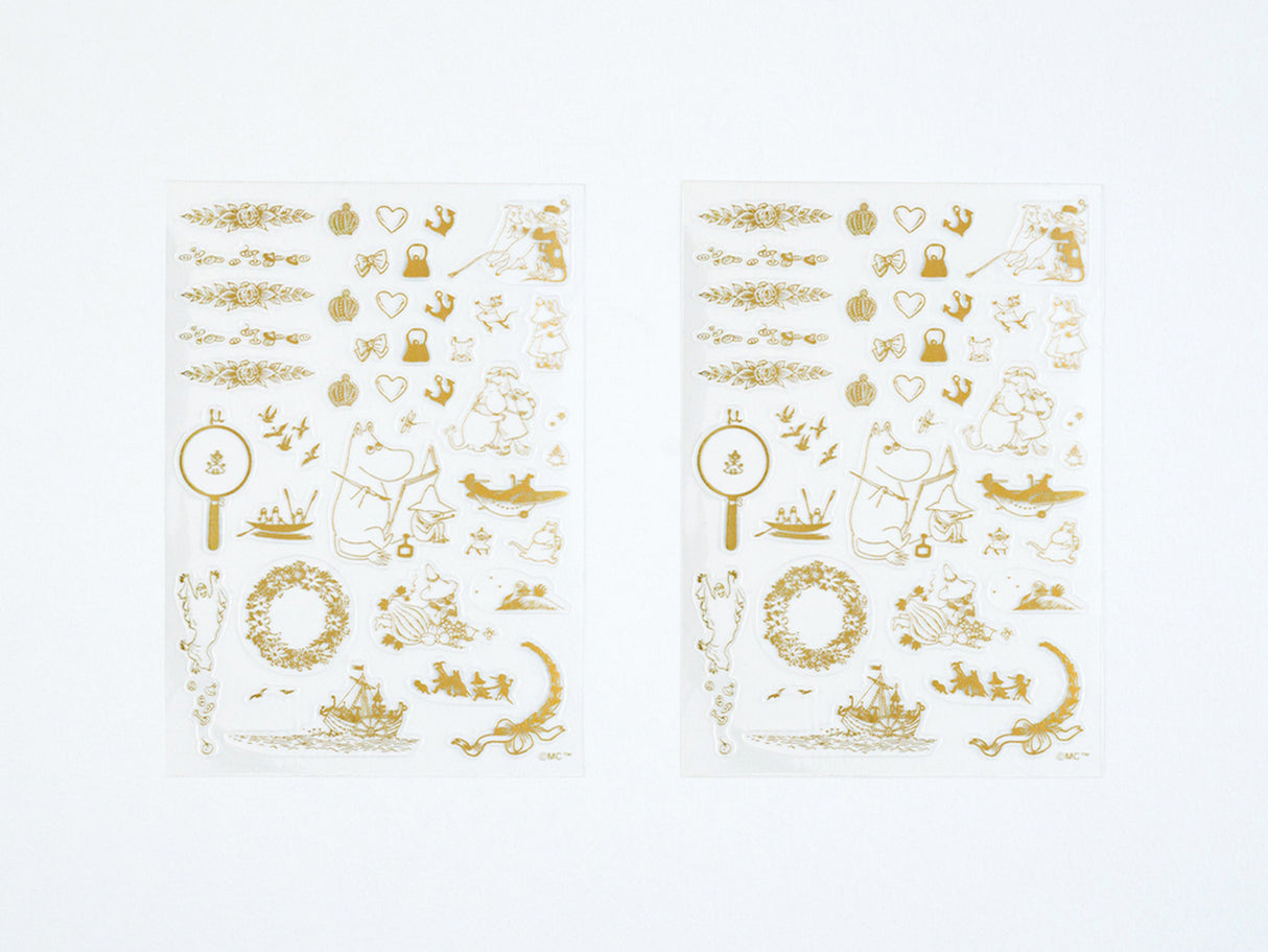 Moomin: Foil-Stamped Clear Stickers - Adventure Log