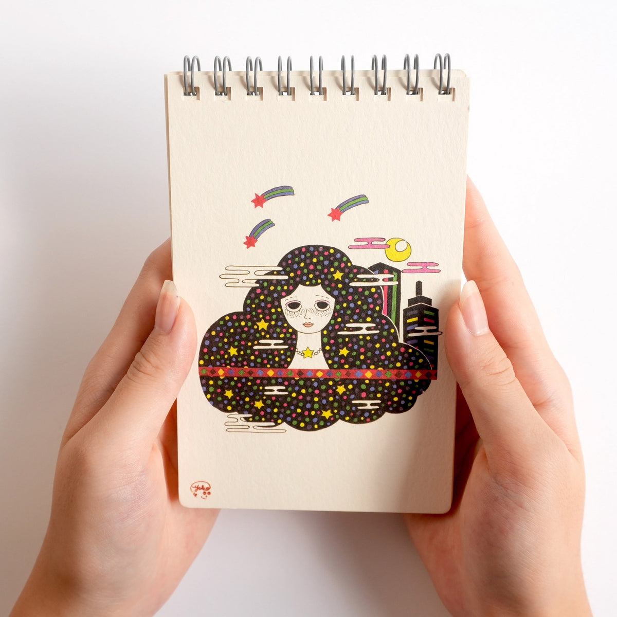 Moon and Stars Ring Memo Pad – Jenni Bick Custom Journals
