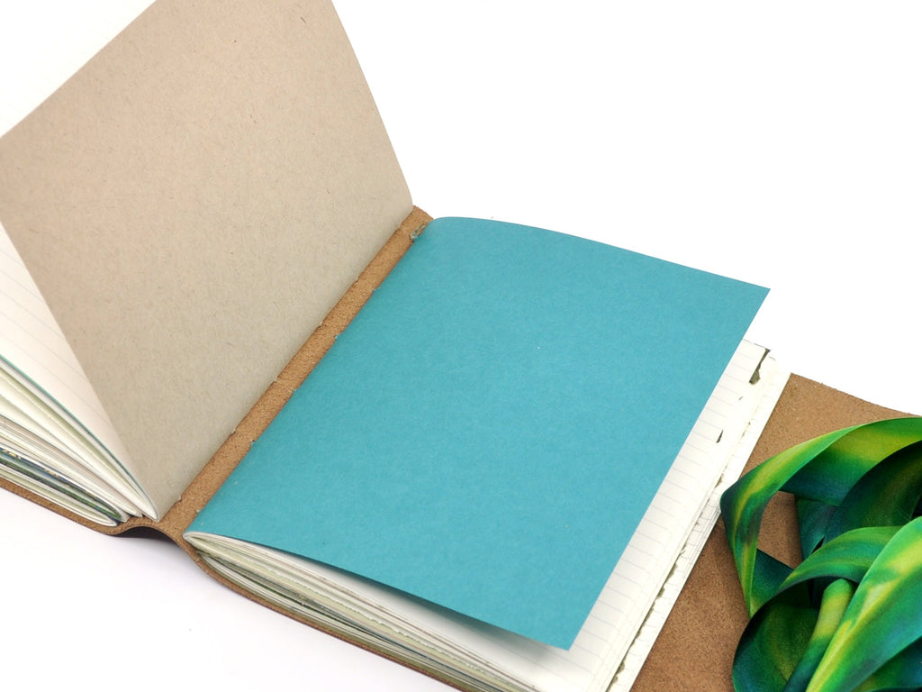 Mossy Gem One of a Kind Leather Journal