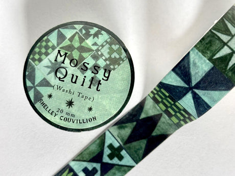 Mossy Quilt Washi Tape