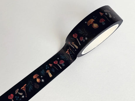 Mushrooms in Autumn Washi Tape