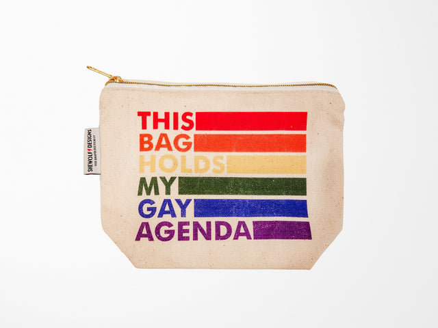 My Gay Agenda Zipper Pouch