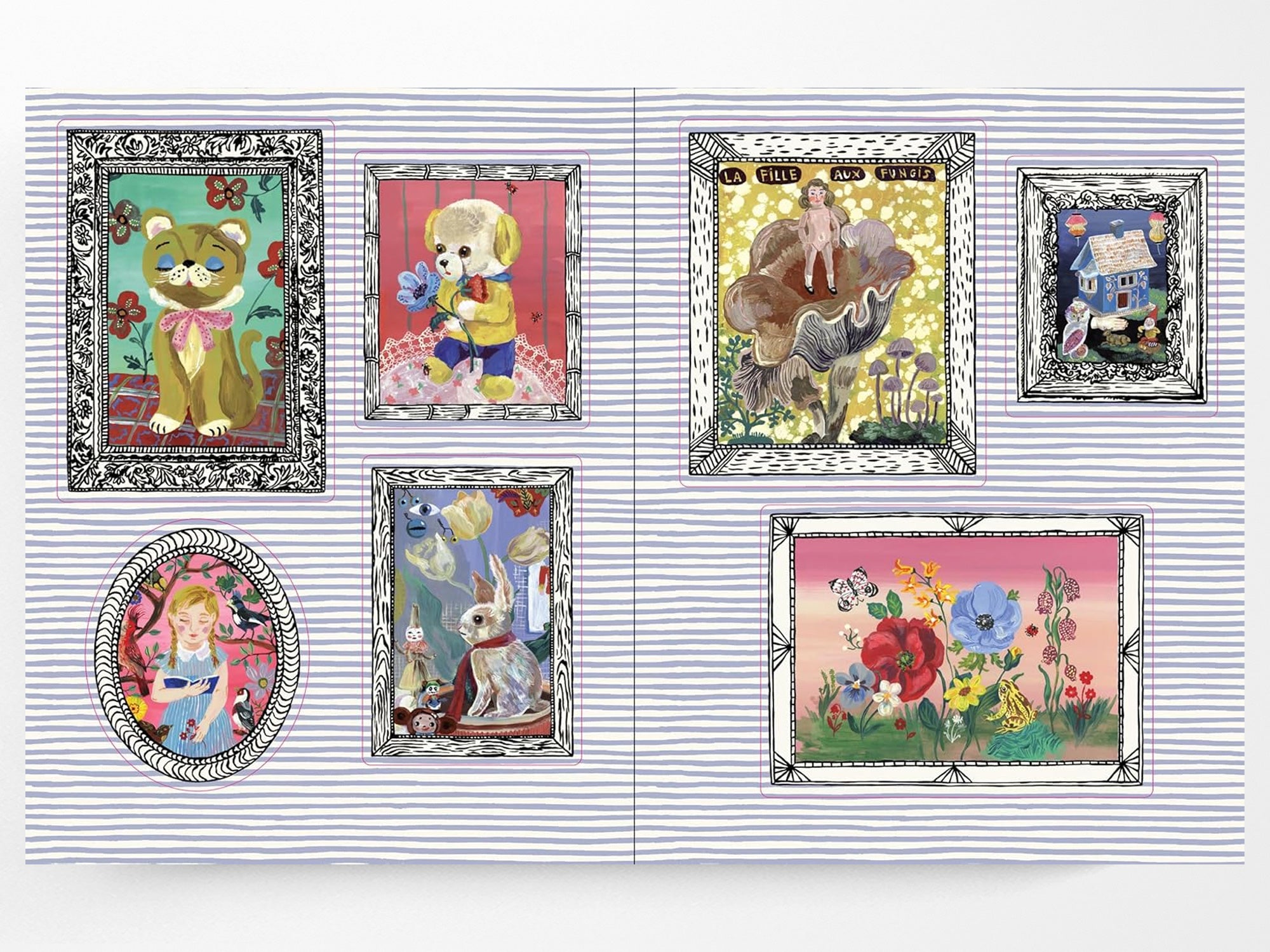 【初版】ナタリーレテ　ステッカーブックSTICKER BOOK Nathalie Lété Sticker Book – Jenni Bick Custom Journals