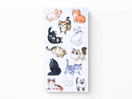 Neighborhood Cats Sticker Sheet