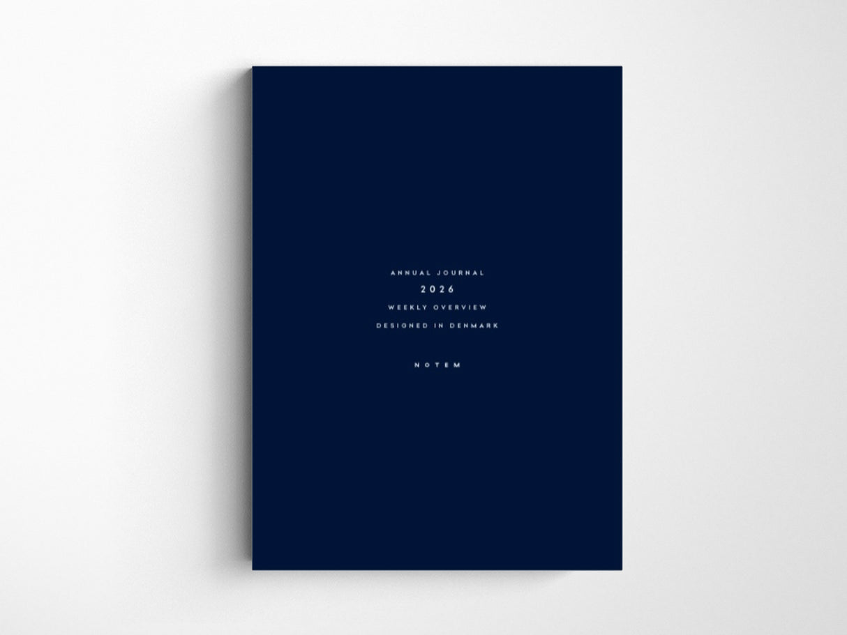 Notem ALVA ANNUAL Journal 2026 - Dark Blue A5
