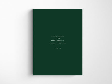 Notem ALVA ANNUAL Journal 2026 - Dark Green A5