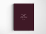 Notem ALVA ANNUAL Journal 2026 - Dark Red A5