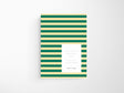 Notem ALVA ANNUAL Journal 2026 - Medium Green Stripes