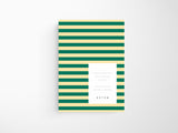 Notem ALVA ANNUAL Journal 2026 - Medium Green Stripes