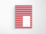 Notem ALVA ANNUAL Journal 2026 - Medium Red Stripes