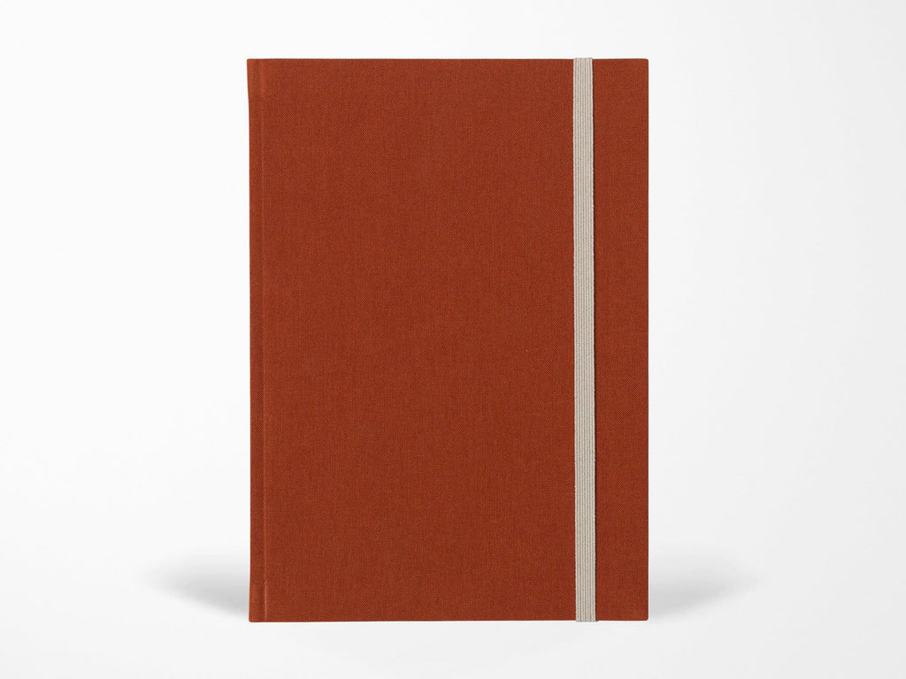 Notem BEA Notebook with Elastic Band - Dark Sienna