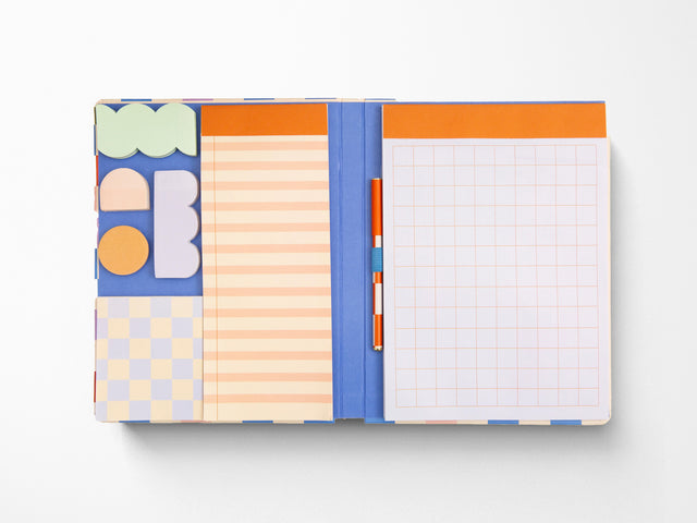 Notepad with Sticky Notes Set and Pen