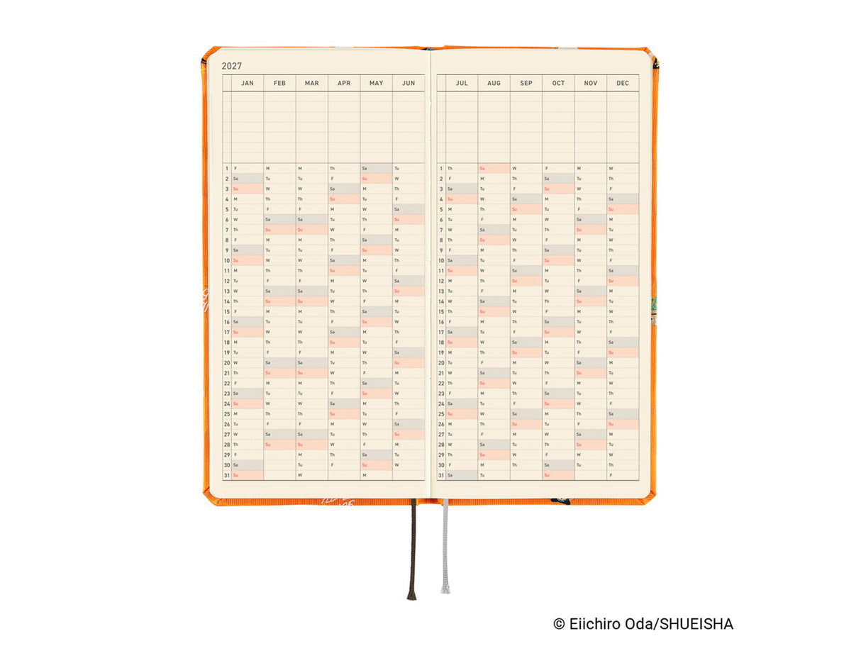 OCT Hobonichi Techo Weeks 2027 - ONE PIECE magazine: Very Very Merry!
