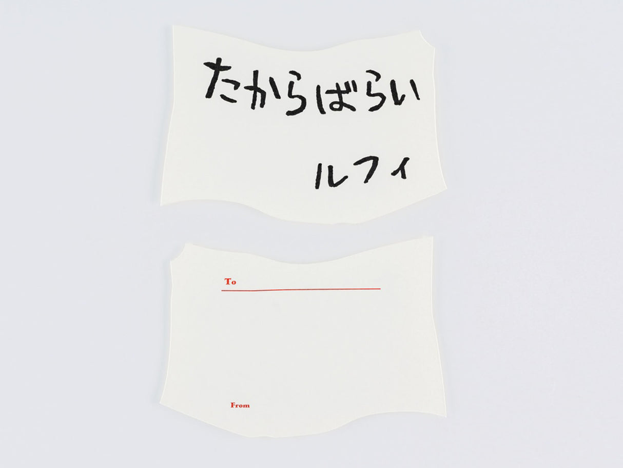 ONE PIECE magazine: Vivre Card & Treasure Tab Letterpress Printed Cards