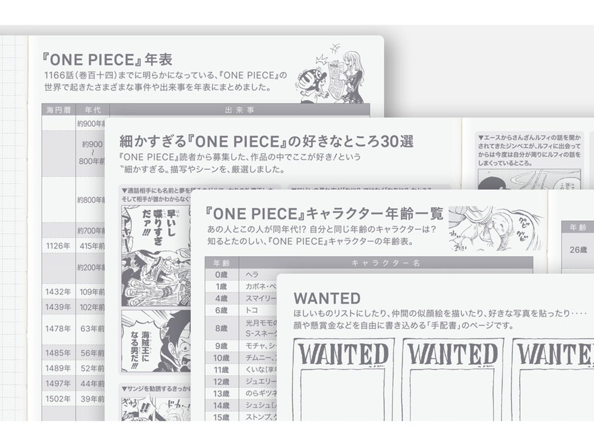October Hobonichi Techo A6 Hon 2027 - ONE PIECE magazine: Very Very Merry!