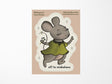 Off To Misbehave Vinyl Sticker