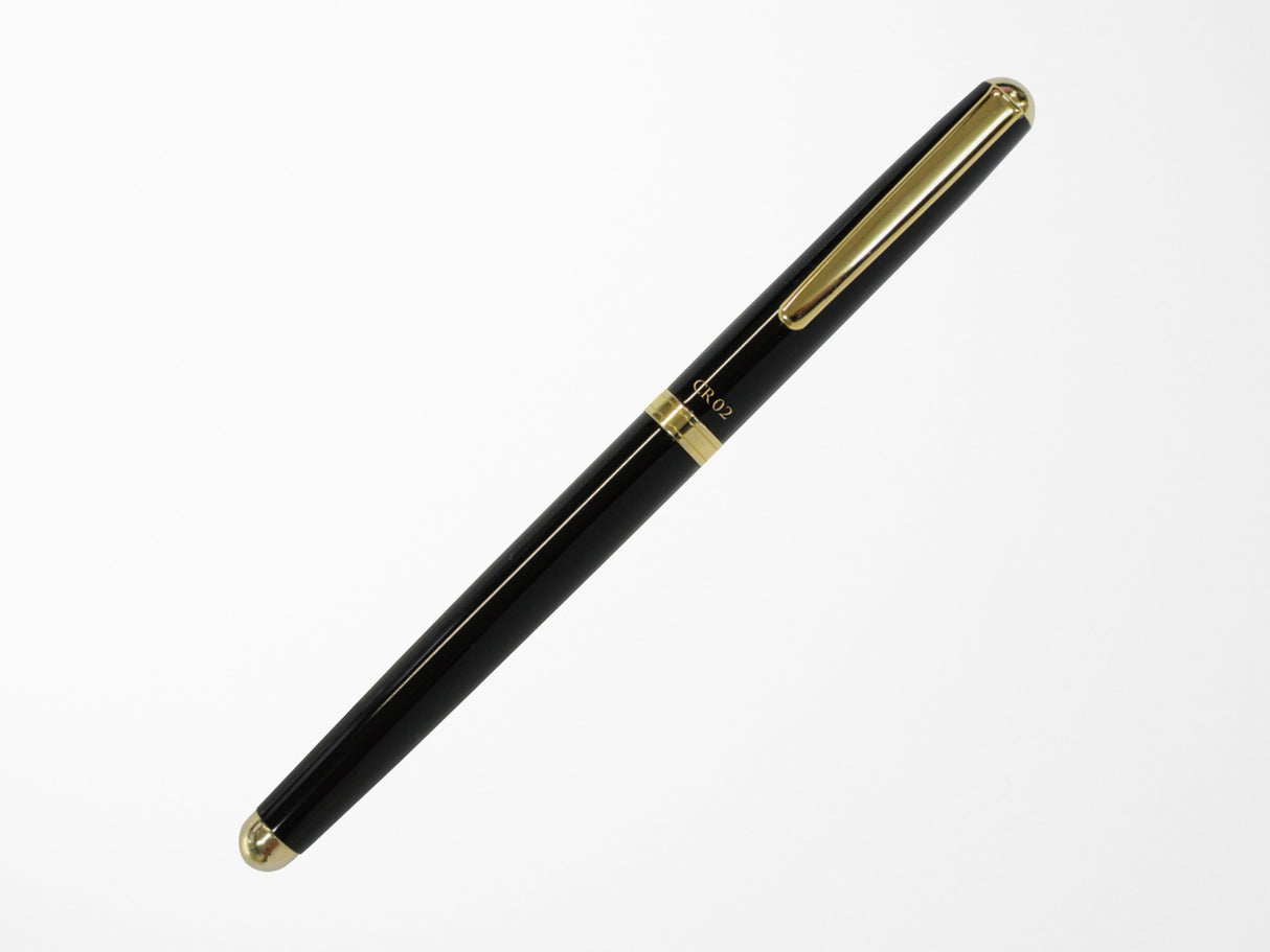 Ohto CR02 Ceramic Rollerball Pen - Black Gold