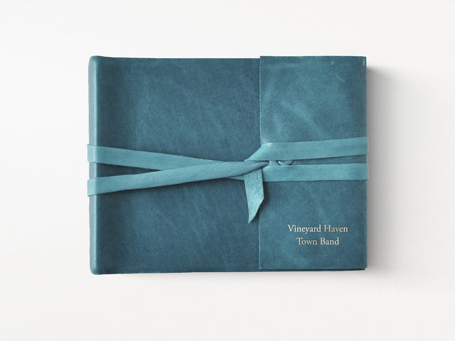 Ophelia Blue Leather Photo Album