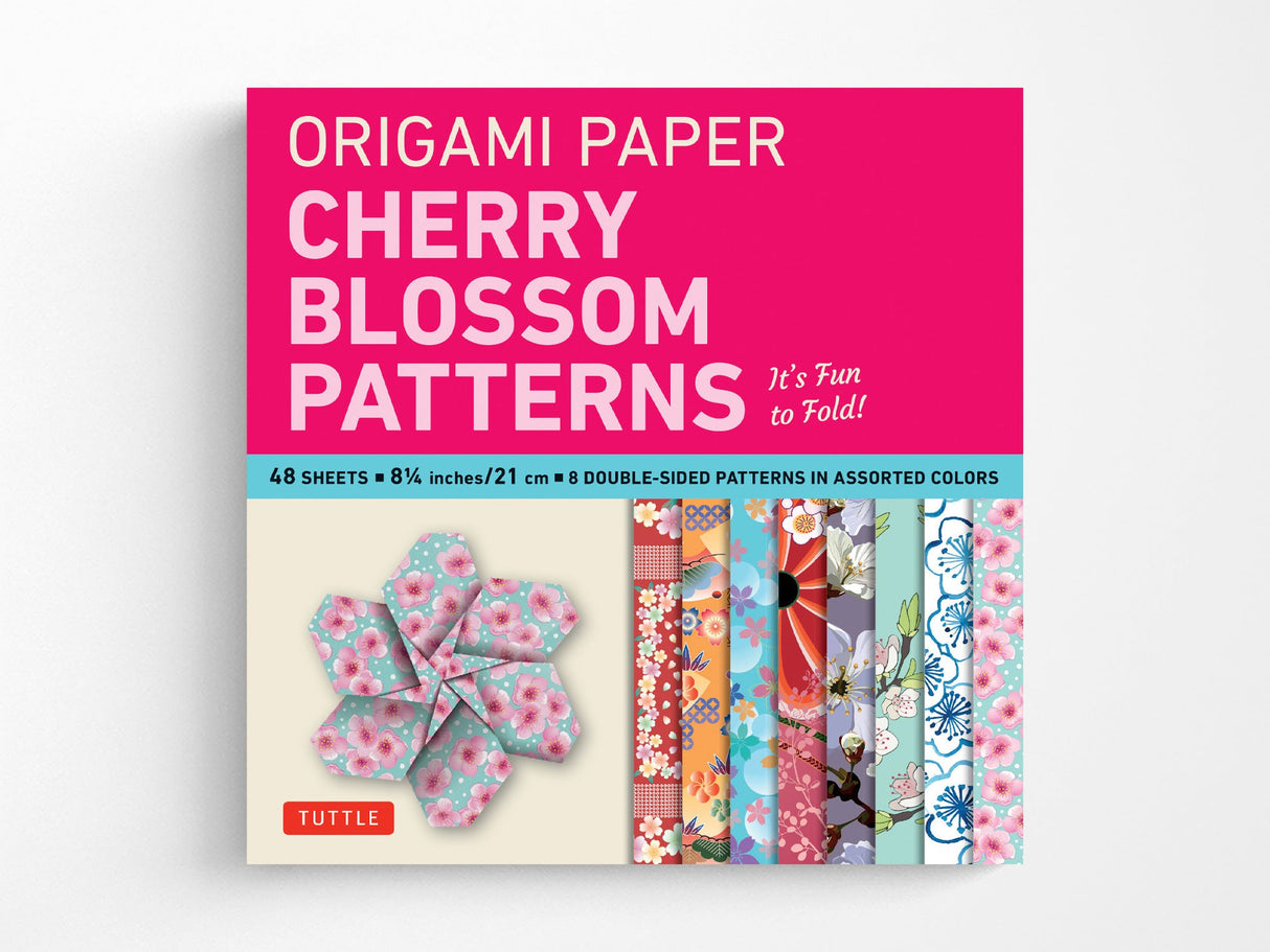 Origami Paper Cherry Blossom Patterns - Large