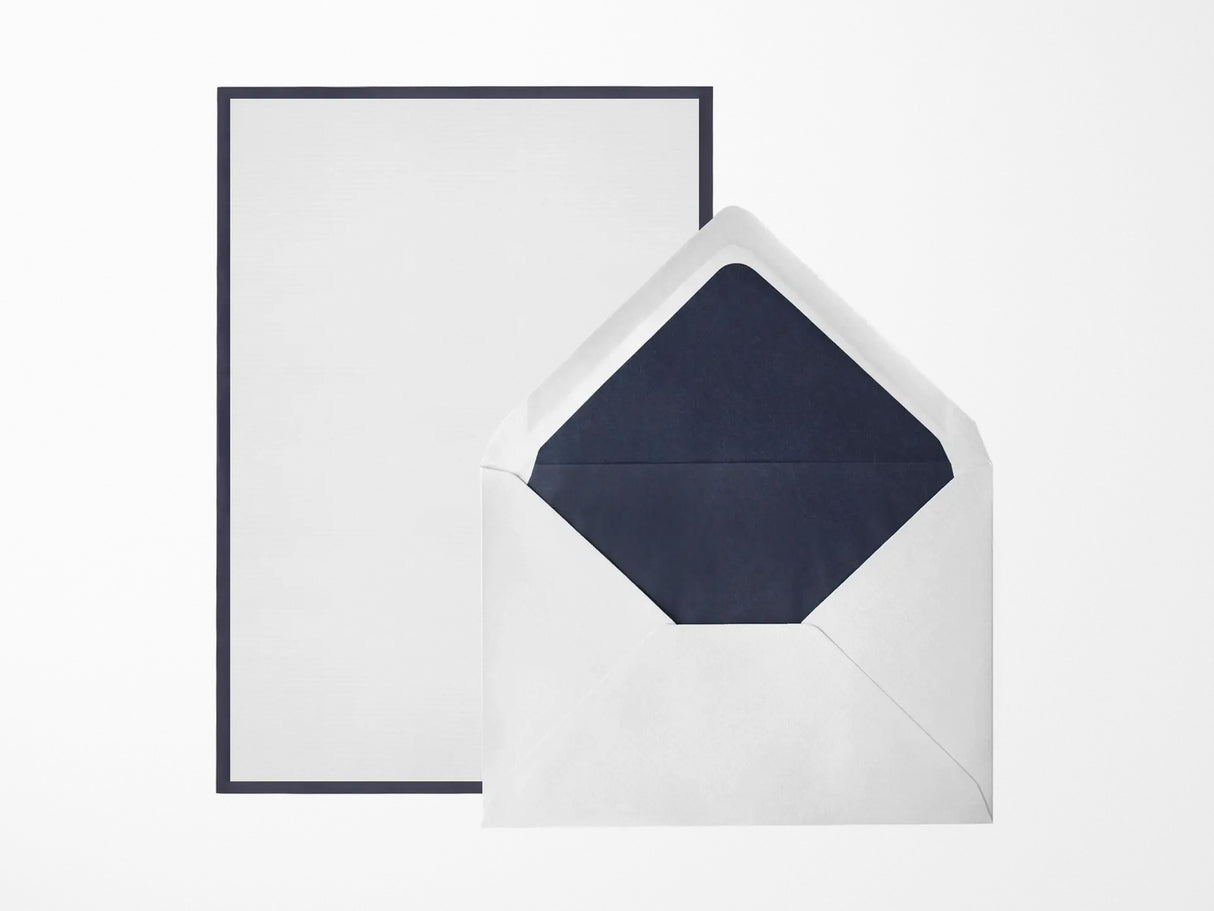 Original Crown Mill Writing Sheets with Border - Boxed Set of 25