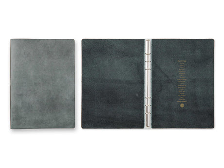 PLOTTER 6 Ring Leather Binder - A5 Shiranami