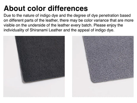 PLOTTER 6 Ring Leather Binder - Mini Shiranami
