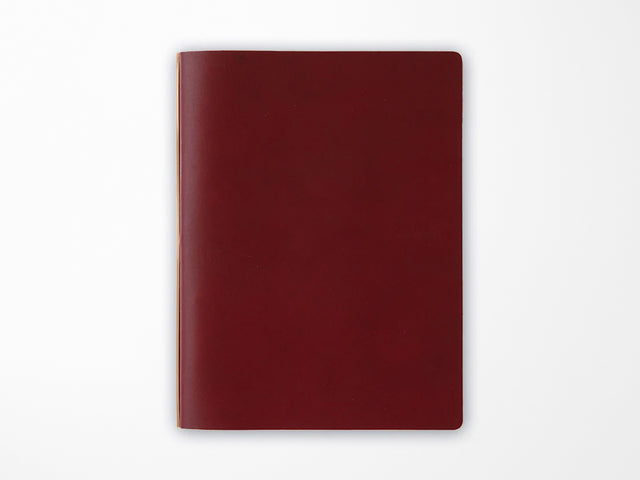 PLOTTER Limited Edition LISCIO Red Leather 6 Ring Leather Binder with Accessories - A5