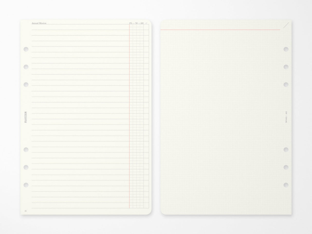 PLOTTER Refill Monthly Schedule Refill 2026 - A5 Size