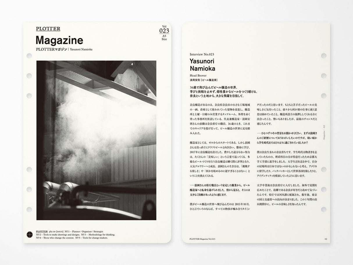 PLOTTER Refill Monthly Schedule Refill 2026 - A5 Size