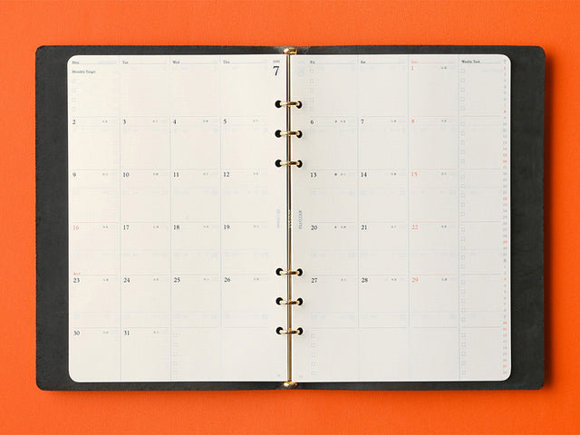 PLOTTER Refill Monthly Schedule Refill 2026 - A5 Size