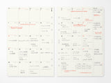 PLOTTER Refill Monthly Schedule Refill 2027 - A5 Size