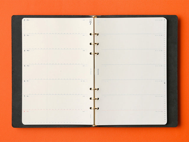 PLOTTER Refill Weekly Schedule Refill 2026 - A5 Size