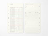 PLOTTER Refill Weekly Schedule Refill 2026 - Bible Size