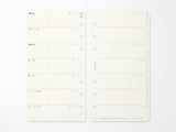 PLOTTER Refill Weekly Schedule Refill 2026 - Bible Size