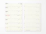PLOTTER Refill Weekly Schedule Refill 2027 - Mini Size