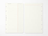 PLOTTER Refill Weekly Schedule Refill 2027 - Mini Size
